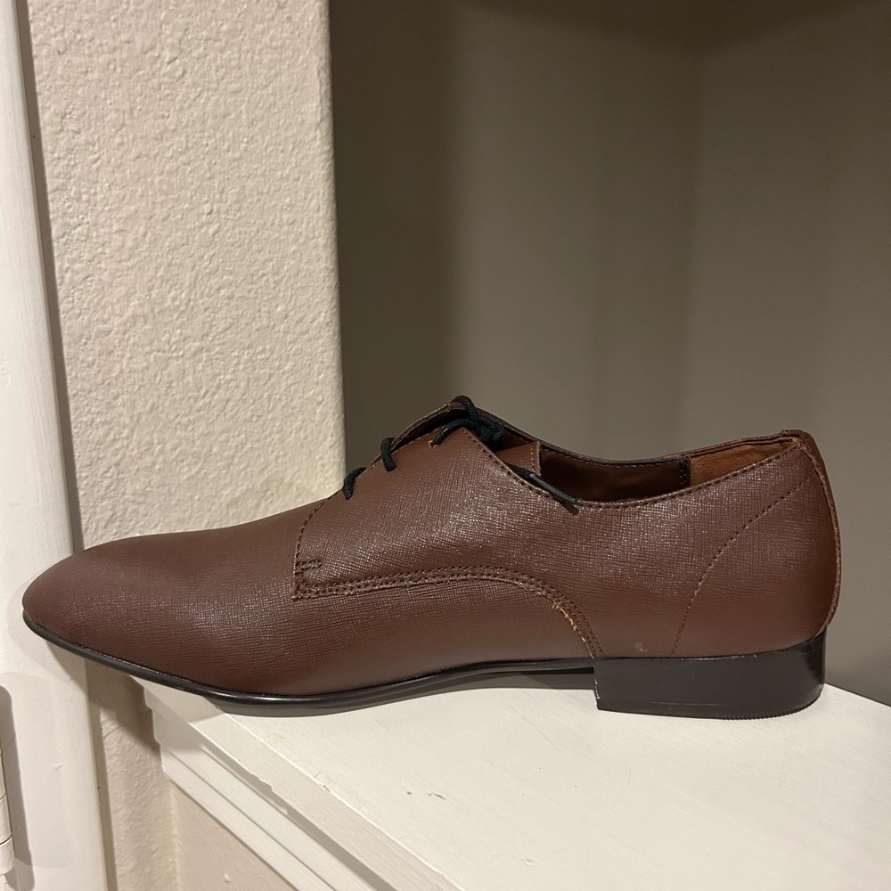 BP. Nordstrom Oxford Lace Up Brown Dress Shoes Mens Size 13M Brand New - Picture 3 of 10